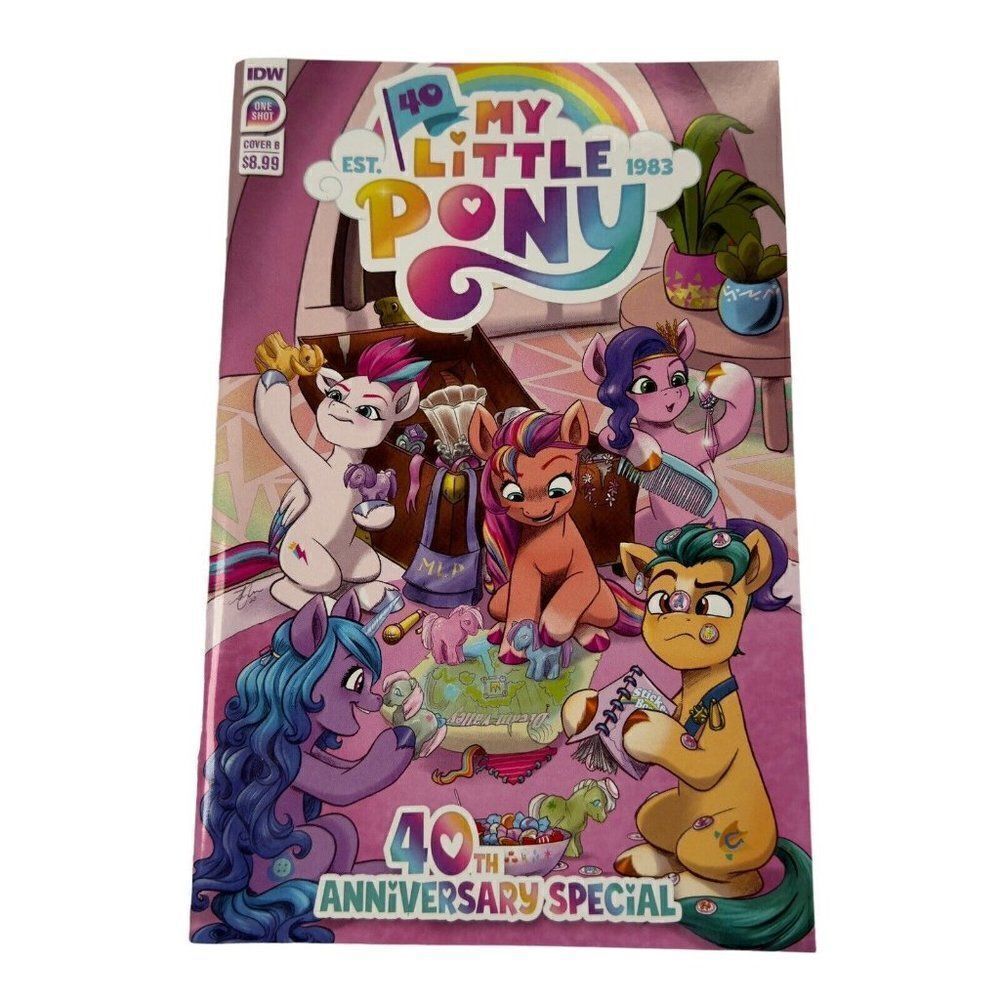 My Little Pony 40TH‎ ANNIVERSARY Cvr B IDW Comics 2023 MAY231353 (CA) Mebberson